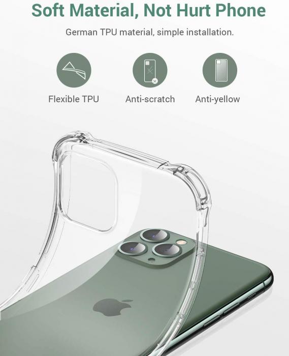 A-One Brand - Shockproof Mobilskal till iPhone 11 - Clear