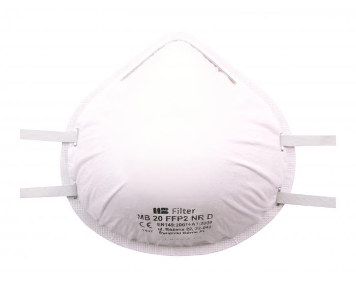MB Filter Polska - [1-PACK] Munskydd CE-certifierad FFP2 - Skyddsmask Mask