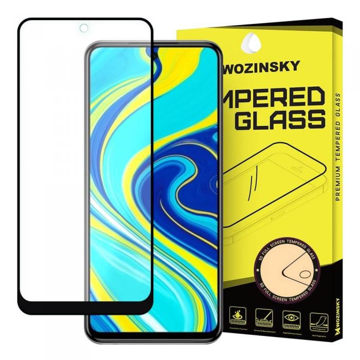 UTGATT5 - Wozinsky Full Glue Hrdat Glas Redmi Note 9S/9 pro Svart