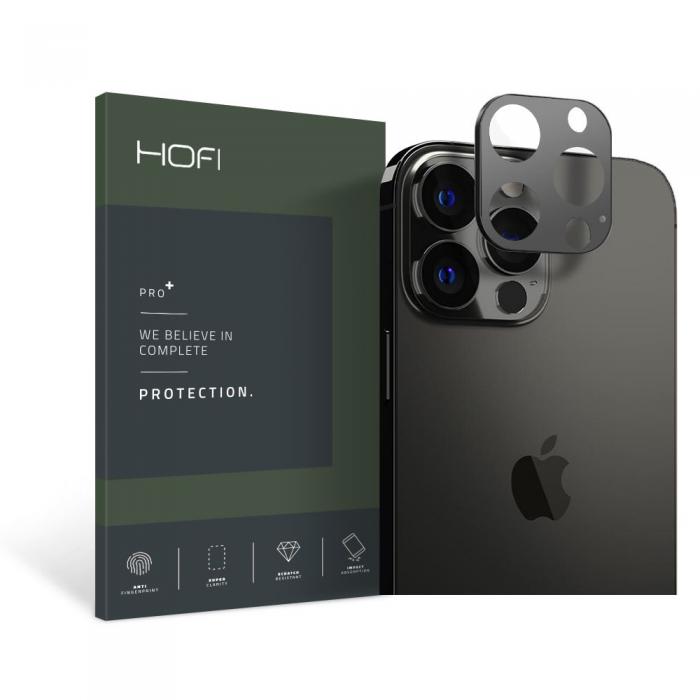 Hofi - Hofi Pro+ Kameralinsskydd i Hrdat Glas iPhone 13 Pro / 13 Pro Max - Svart