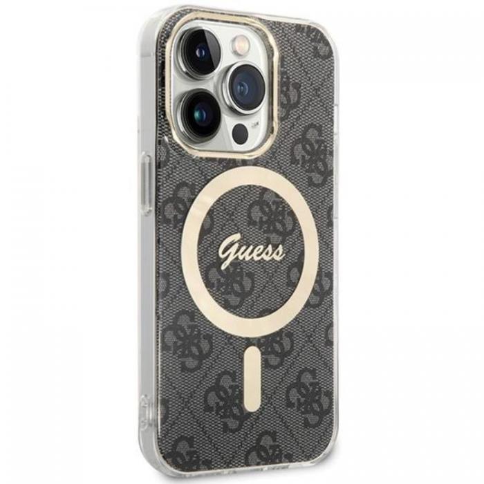 Guess - Guess iPhone 15 Pro Max Mobilskal Magsafe IML 4G - Svart