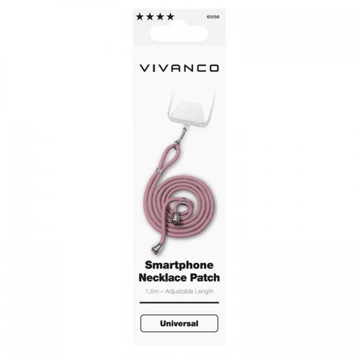 UTGATT1 - Vivanco Universell Smartphone Nackband - Rosa
