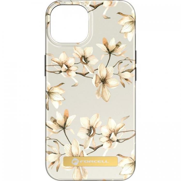 Forcell - Forcell iPhone 15 Mobilskal Magsafe Mirage - Spring Flowers