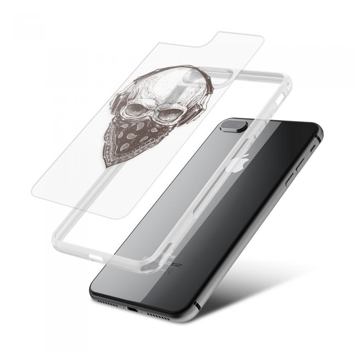 UTGATT5 - Fashion mobilskal till Apple iPhone 8 Plus - Skull in Bandana