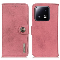 KHAZNEH - KHAZNEH Xiaomi Mi 11 Ultra Plånboksfodral Cowhide - Rosa