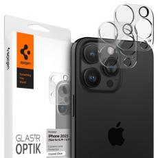 Spigen - [2-PACK] Spigen iPhone 15 Pro/15 Pro Max Linsskydd i Härdat glas - Clear