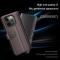 A-One Brand - kta Lder Fodral till iPhone 13 Pro Max - Brun