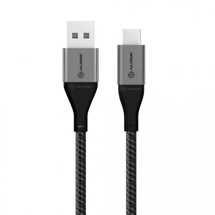 UTGATT1 - ALOGIC Ultra USB-A till USB-C kabel 30cm - Rymdgr