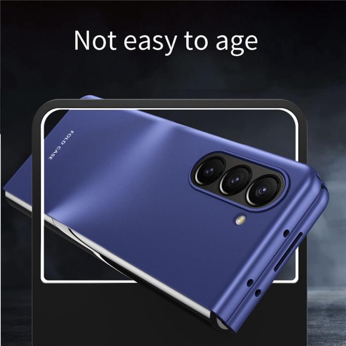 A-One Brand - Galaxy Z Fold 5 Mobilskal Rubberized - Svart