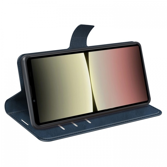 A-One Brand - Sony Xperia 10 V Plnboksfodral Folio Flip Calf - Bl