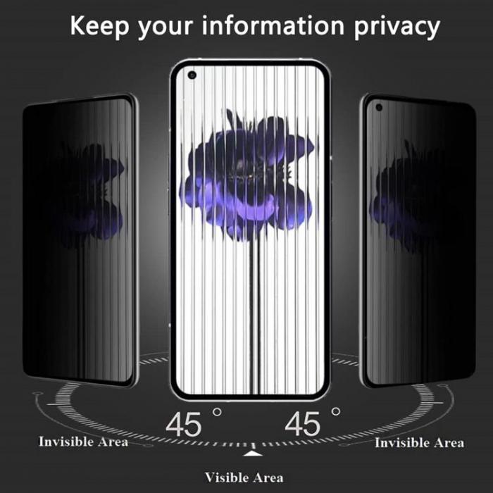 A-One Brand - [1-Pack] Privacy Nothing Phone 1 Hrdat Glas Skrmskydd