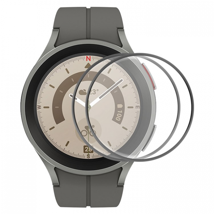 HAT PRINCE - [2-Pack] ENKAY Galaxy Watch 5 Pro (45mm) Hrdat Glas Skrmskydd