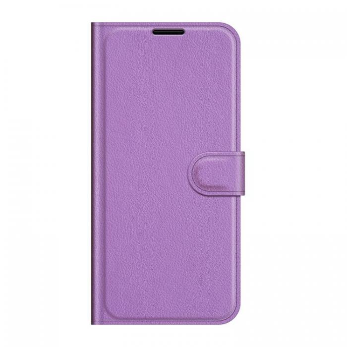 A-One Brand - Litchi Magnetic Fodral Galaxy S22 5G - Lila