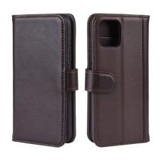 A-One Brand - Genuine Split Plånboksfodral till iPhone 11 Pro Max- Brun