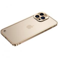 A-One Brand - iPhone 13 Pro Max Skal Metall Slim - Guld