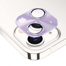 HAT PRINCE - ENKAY iPhone 14/14 Plus Kameralinsskydd i Härdat glas - Lila