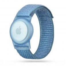 Tech-Protect - Tech-Protect Apple Airtag Armband Nylon - Blå
