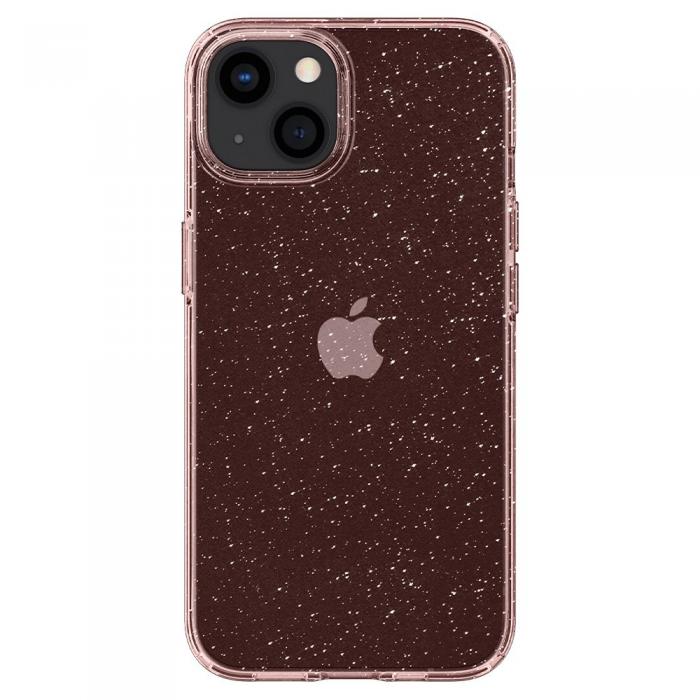 UTGATT1 - Spigen Liquid Crystal Mobilskal iPhone 13 - Glitter Rosa