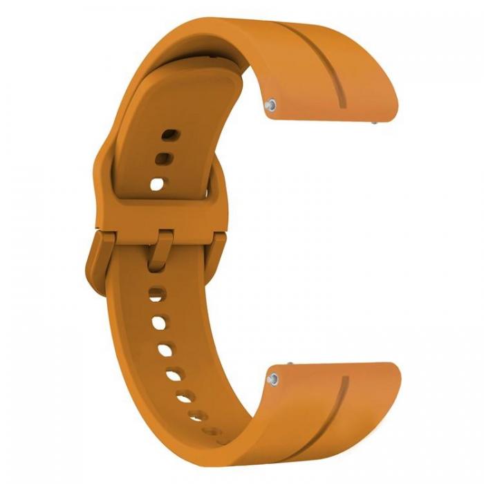 A-One Brand - Galaxy Watch 6 (40mm) Armband Silikon - Gul