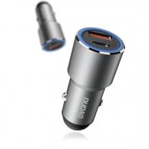Dudao - Dudao Billaddare USB/USB-C snabb laddning 22,5 W Grå