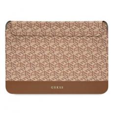 Guess - Guess Datorfodral 16'' GCube Stripes - Brun