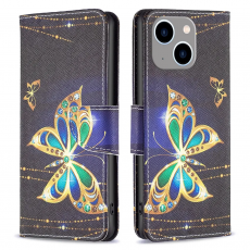 Taltech - iPhone 15 Plus Plånboksfodral - Smycken Fjäril