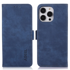 ABEEL - ABEEL iPhone 15 Pro Max Plånboksfodral - Blå