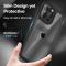 Boom - [6in1] BOOM iPhone 14 Pro Max Skal - Linsskydd - Hrdat Glas - MagSafe Ring