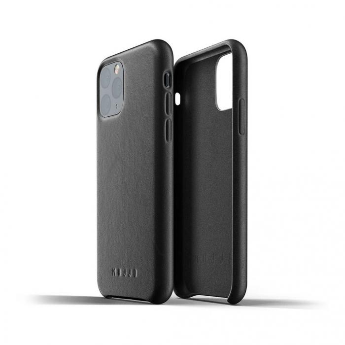 UTGATT1 - Mujjo Full Leather Case fr iPhone 11 Pro Max - Svart