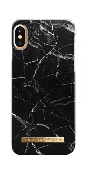UTGATT4 - iDeal of Sweden Fashion Case iPhone X/XS - Black Marble