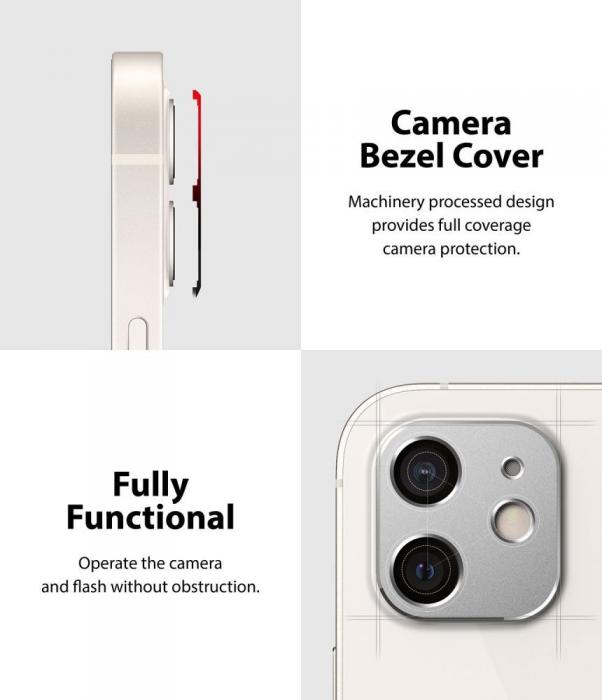 UTGATT5 - RINGKE Kamera Styling Lens iPhone 12 Mini Svart