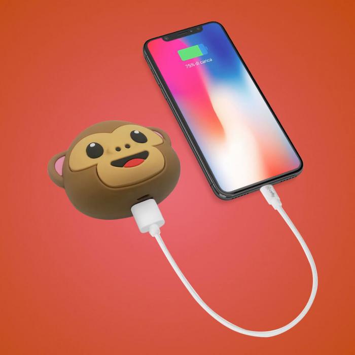 UTGATT1 - CELLY PowerBank Emoji Monkey 2200 mAh