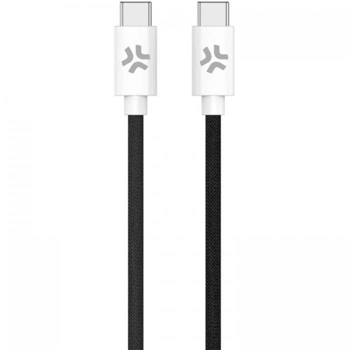 Celly - CELLY USB-C - USB-C Kabel 60W 1.5m - Svart