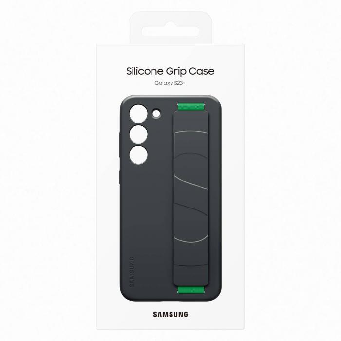 Samsung - Samsung Galaxy S23 Plus Skal Silicone Grip Case - Svart
