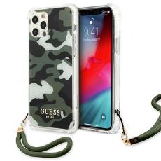 Guess - Guess iPhone 12 Pro Max Skal Camo Collection - Grön