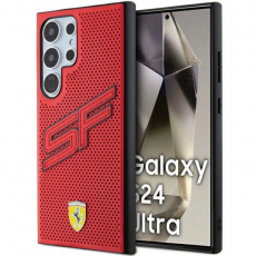 Ferrari - Ferrari Galaxy S24 Ultra Mobilskal Big SF Perforated - Röd