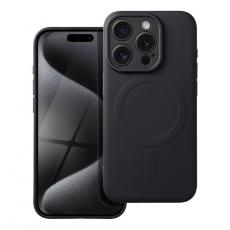 A-One Brand - iPhone 15 Pro Mobilskal Magsafe Silikon - Svart