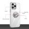 A-One Brand - iPhone 14 Plus Skal TPU Ring Kickstand - Transparent