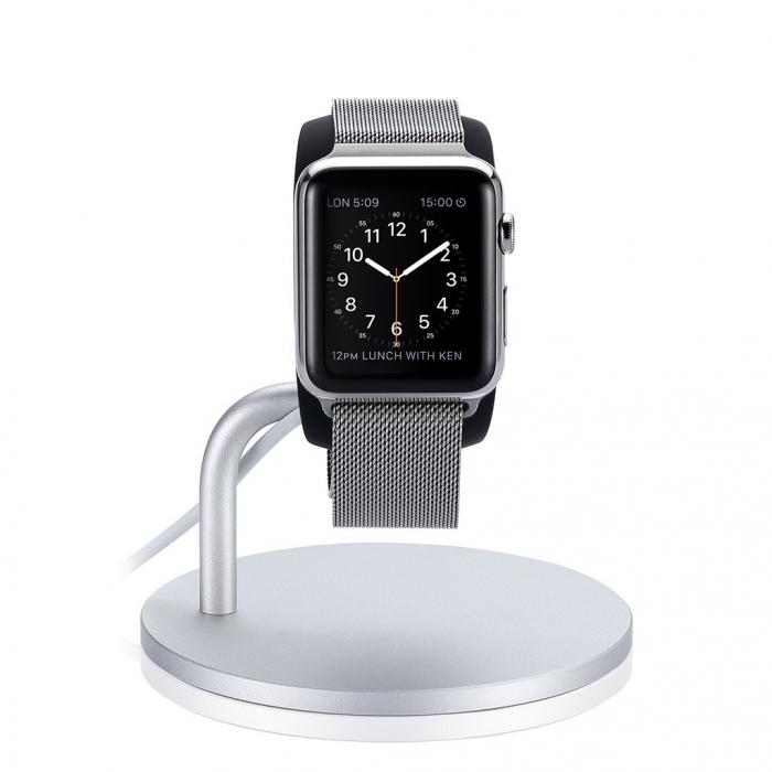 UTGATT5 - Just Mobile Lounge Dock - Stll fr Apple Watch med justerbar vinkel