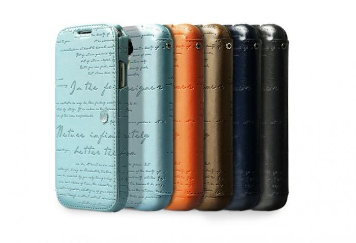 UTGATT4 - Zenus Masstige Lettering Diary till Samsung Galaxy S4 i9500 (Orange)