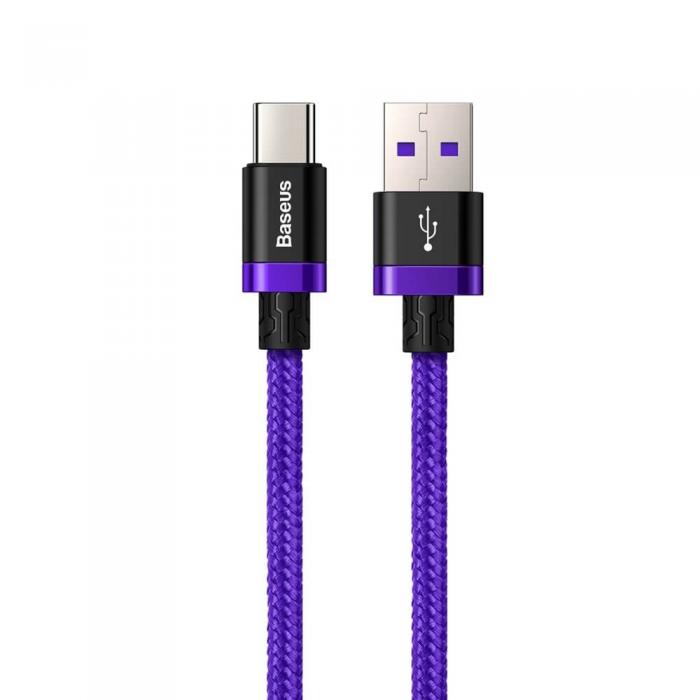 UTGATT5 - Baseus USB/USB-C Kabel 40W 3.0 QC 3.0 1M lila