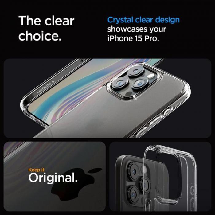 Spigen - Spigen iPhone 15 Pro Max Mobilskal Ultra Hybrid - Frost Clear