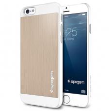 Spigen - SPIGEN Aluminium Fit Skal till Apple iPhone 6/6S (Gold)
