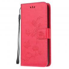 A-One Brand - Butterfly Plånboksfodral till Xiaomi Mi 11i - Magenta