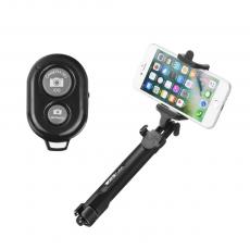 Forcell - Combo Bluetooth Selfie Stick med Stativ - Svart [till Him]