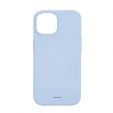Onsala - Onsala iPhone 15 Mobilskal MagSafe Silikon - Ljusblå