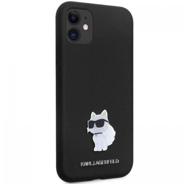 KARL LAGERFELD - KARL LAGERFELD iPhone 11/XR Mobilskal Silikon C Metal Pin