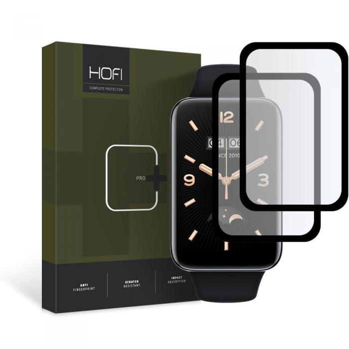 Hofi - Hofi [2-PACK] Xiaomi Smart Band 7 Pro Hrdat Glas Skrmskydd Hybrid - Svart