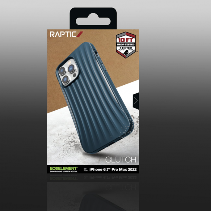 Raptic - Raptic iPhone 14 Pro Max Skal Clutch - Bl