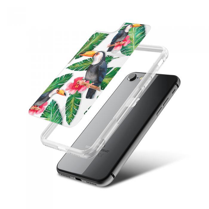 UTGATT5 - Fashion mobilskal till Apple iPhone 7 - Tukan jungle